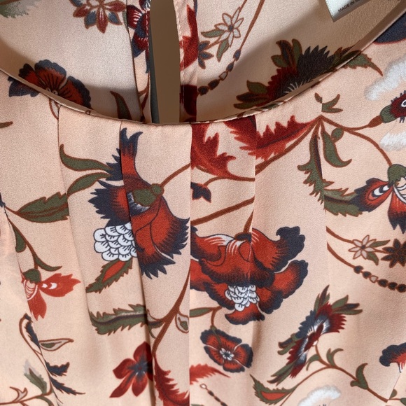 LOFT Outlet Tank Top Pink Floral S Petite - Picture 4 of 7